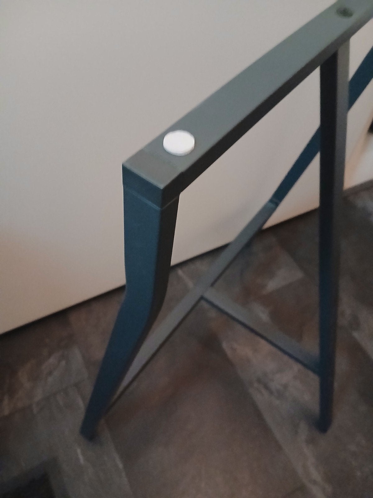 ikea Lerberg zwarte schraag, tafelpoot, Ophalen, Tafelpoot, 50 tot 100 cm, 50 tot 100 cm