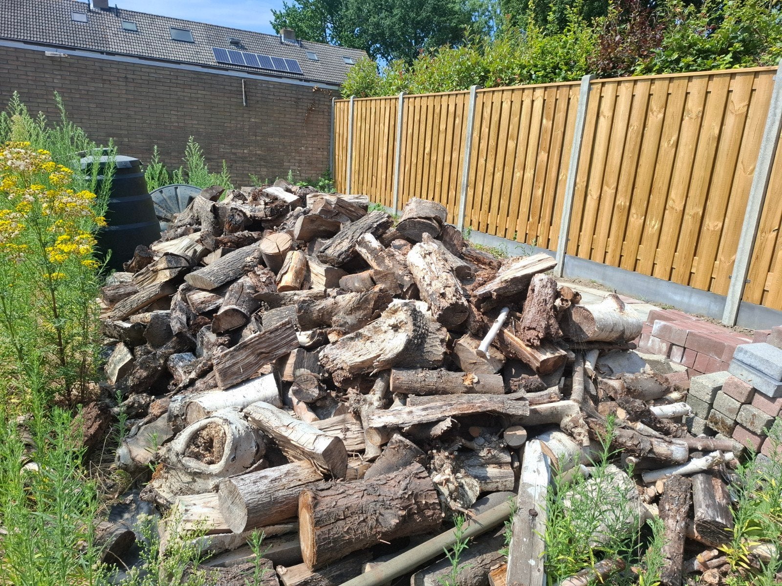 Haardhout, Tuin en Terras, Haardhout, 6 m³ of meer, Ophalen, Overige houtsoorten, Blokken