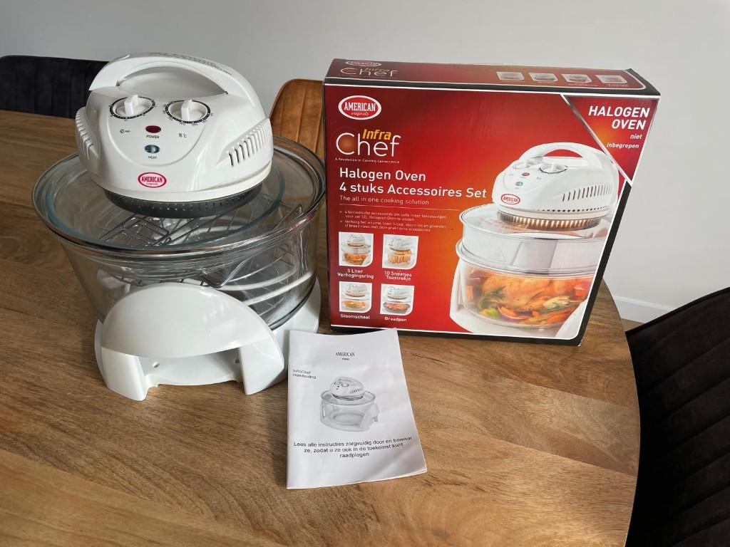 Te koop American halogeen oven, Witgoed en Apparatuur, Ovens, Ophalen, Minder dan 45 cm, Minder dan 45 cm, Halogeenoven