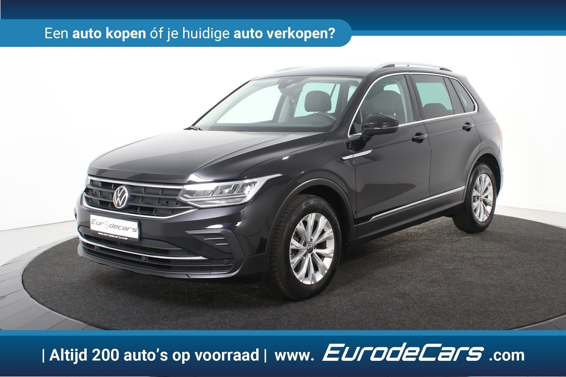 Volkswagen Tiguan 1.5 TSI Highline *1ste Eigenaar*Leer*Stoel, Auto's, Volkswagen, Voorwielaandrijving, 4 cilinders, Zwart, Leder