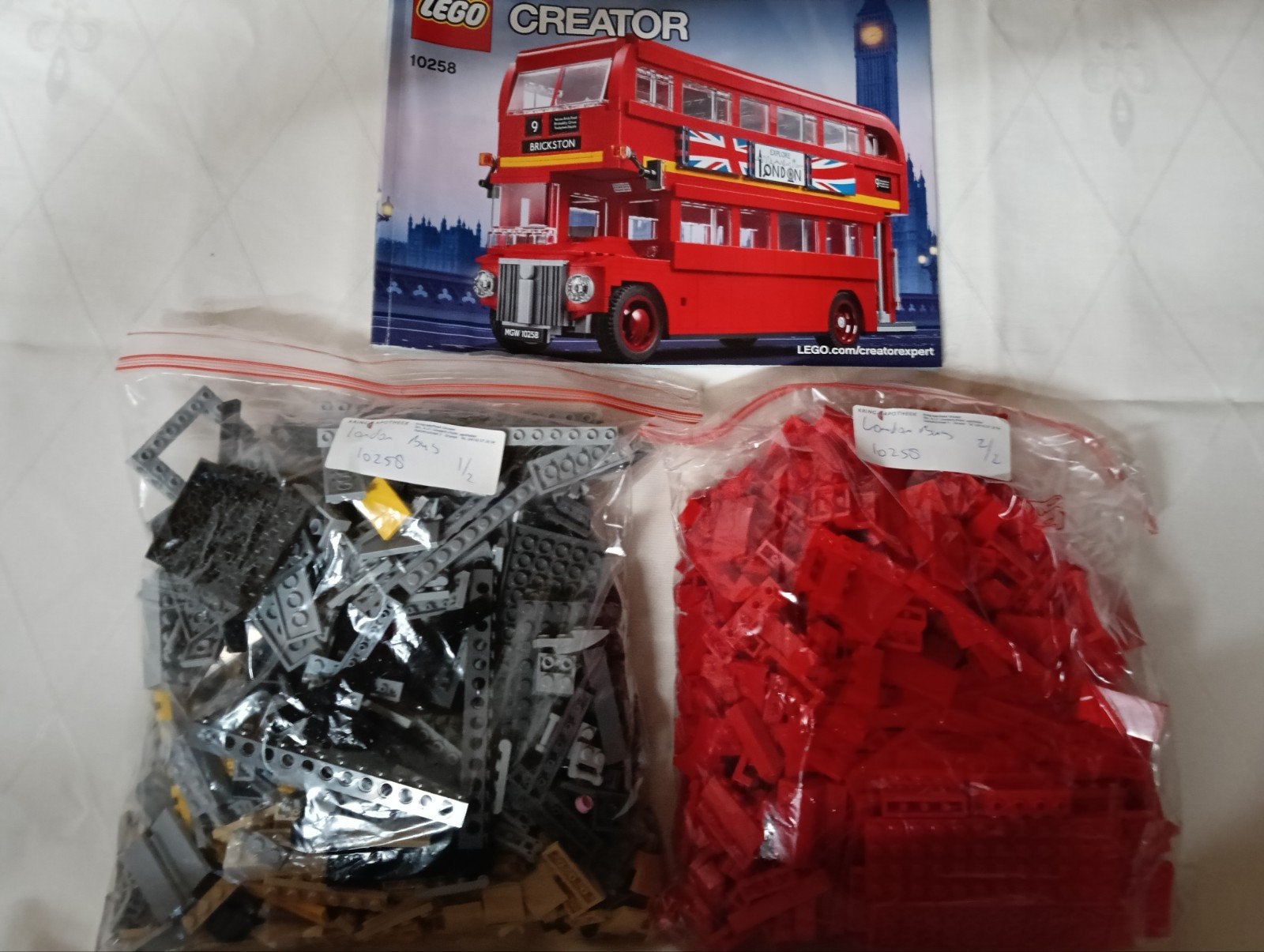 Lego Creator Expert 10258 London Bus, Lego, Ophalen of Verzenden, Zo goed als nieuw, Creator