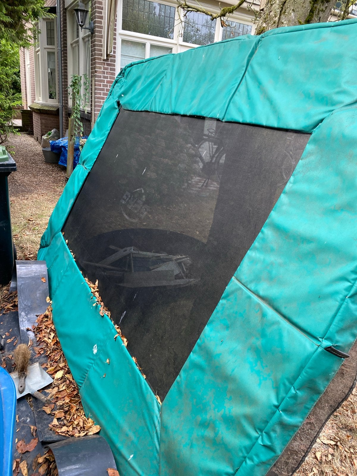 Gebruikte trampoline, 220x130 cm, Kinderen en Baby's, Speelgoed | Buiten | Trampolines, Ophalen, Gebruikt
