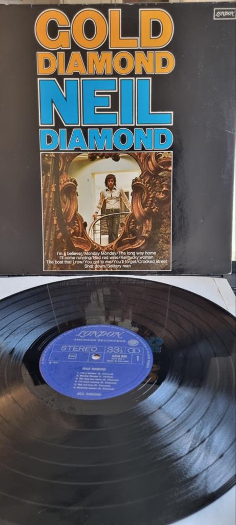 Neil Diamond - Gold Diamond LP (London Records, 1970s), Ophalen of Verzenden, Gebruikt, 12 inch