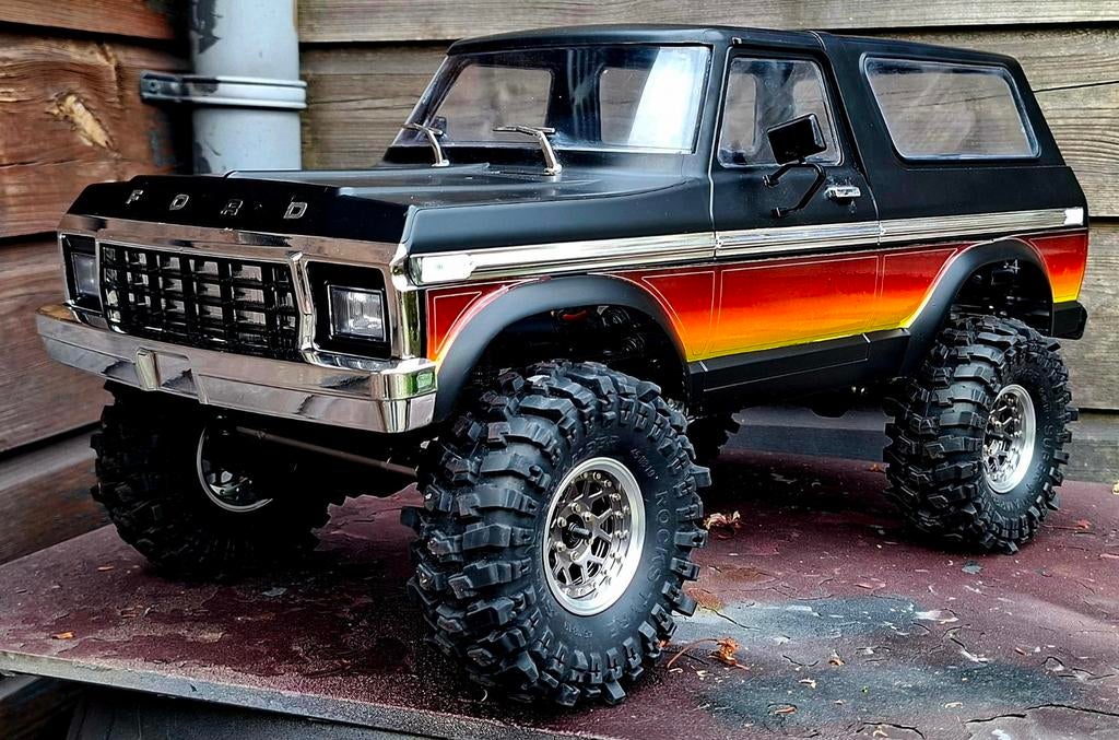 RC CROSS NT4 MET FORD BRONCO HARDBODY KOOP/RUIL, Elektro, Gebruikt, Auto offroad, Ophalen of Verzenden
