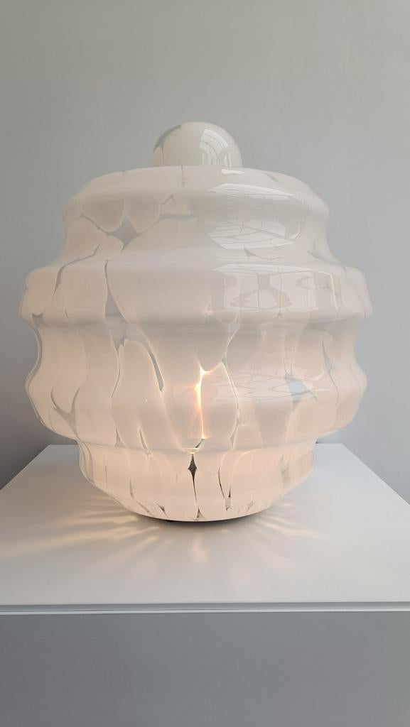 Mazzega Murano glazen lamp, Ophalen, Zo goed als nieuw, Glas, Italiaans design