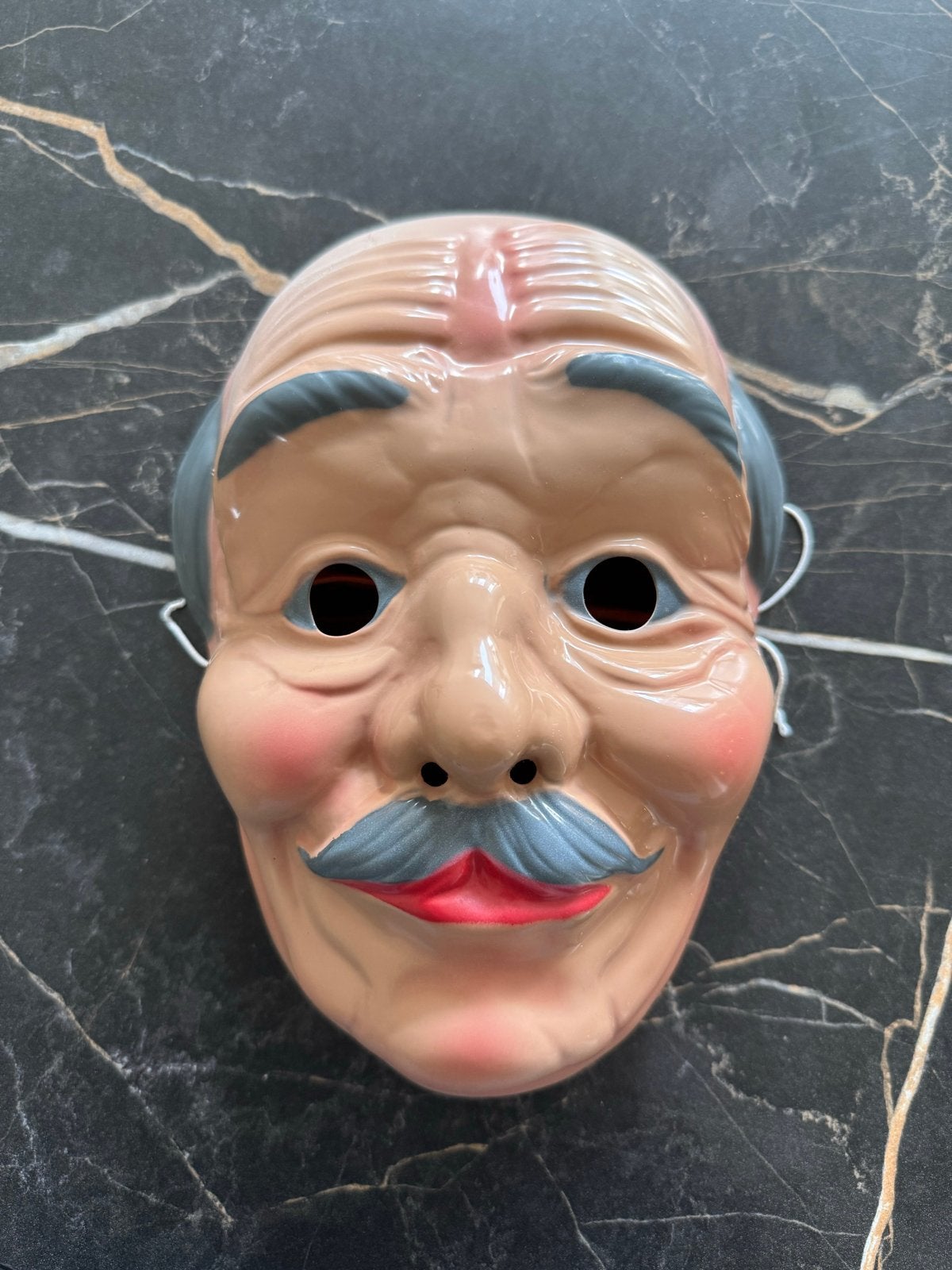 Oude man masker - Feestartikel, Ophalen of Verzenden, Gebruikt, Feestartikel, Overige