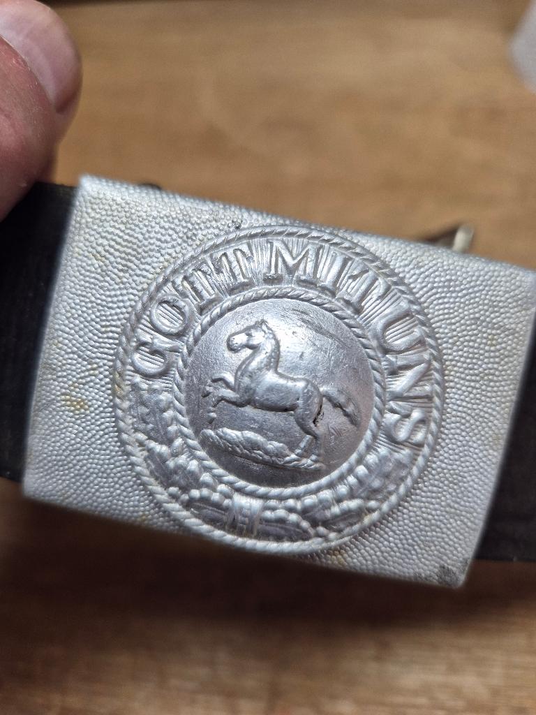 WO2 Koppelriem Duits Gesp, Verzamelen, Militaria | Tweede Wereldoorlog, Ophalen of Verzenden, Overige soorten, Duitsland, Kleding of Schoenen