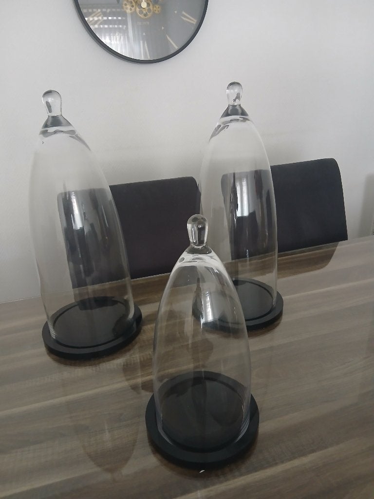 Glazen stolpen, Glas, Ophalen of Verzenden, Zo goed als nieuw