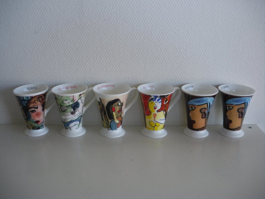 Jaap Kelderman Art Collection bekers, Ophalen of Verzenden, Zo goed als nieuw, Bord(en), Overige stijlen