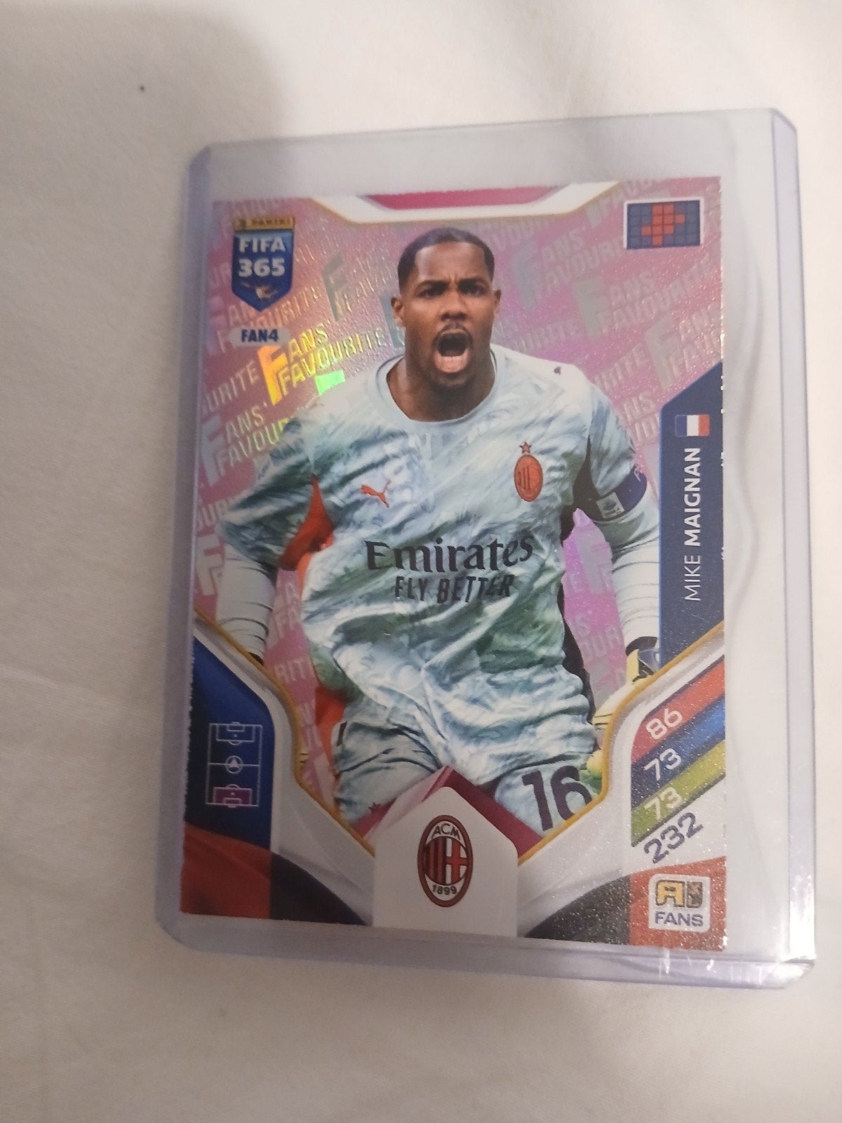 FIFA 365 Mike Maignan Fans Favourite Spelerskaart AC Milan, Ophalen, Zo goed als nieuw, Buitenlandse clubs, Spelerskaart