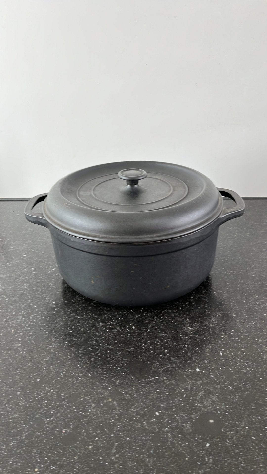 Fontignac Gietijzeren Braadpan 28 cm - Zwart, Gebruikt, Ophalen of Verzenden, Koekenpan of Braadpan, Gietijzer