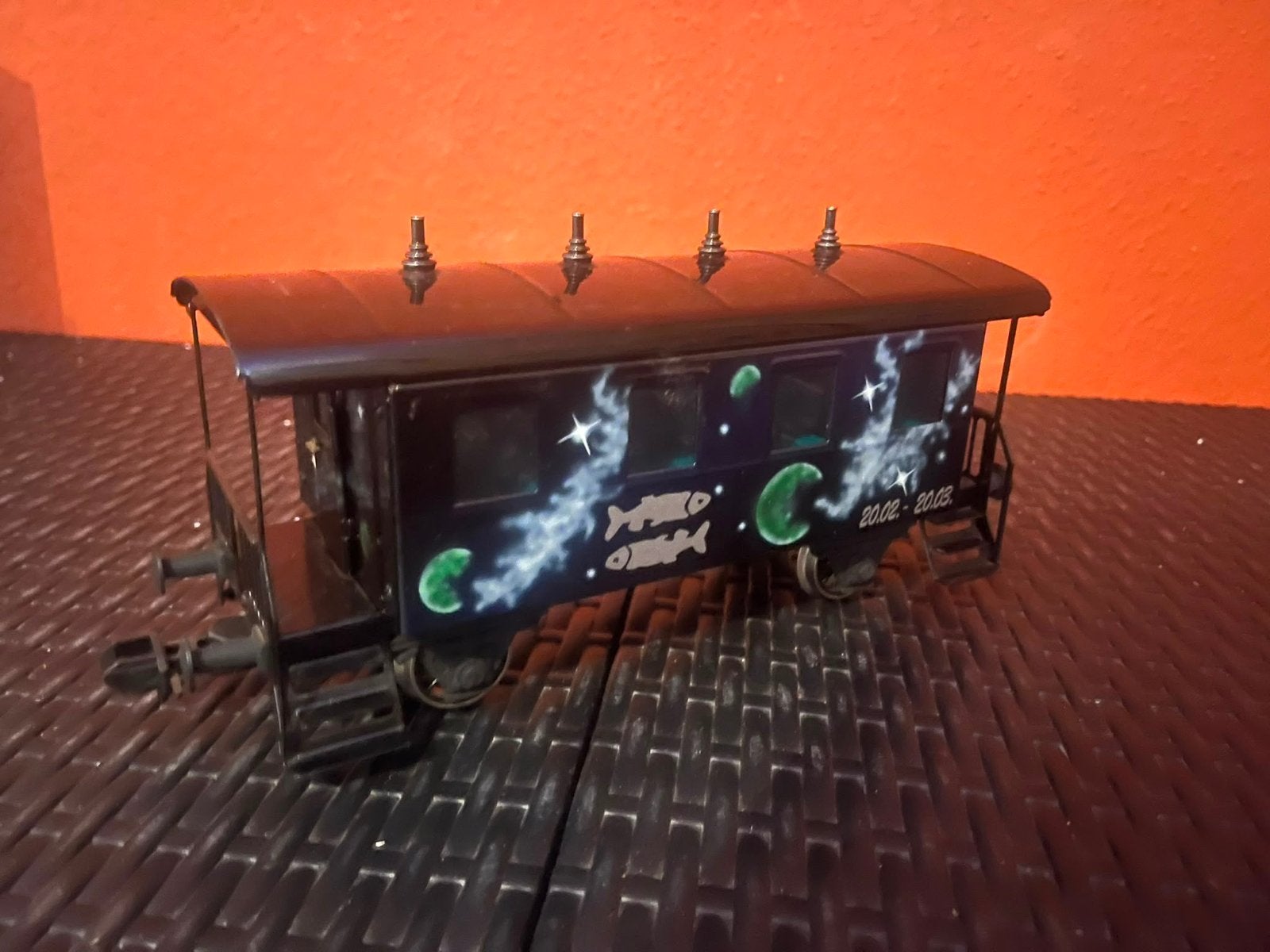 Märklin Wagon met sterrenbeeld Vissen, Wisselstroom, Wagon, Ophalen of Verzenden, Zo goed als nieuw