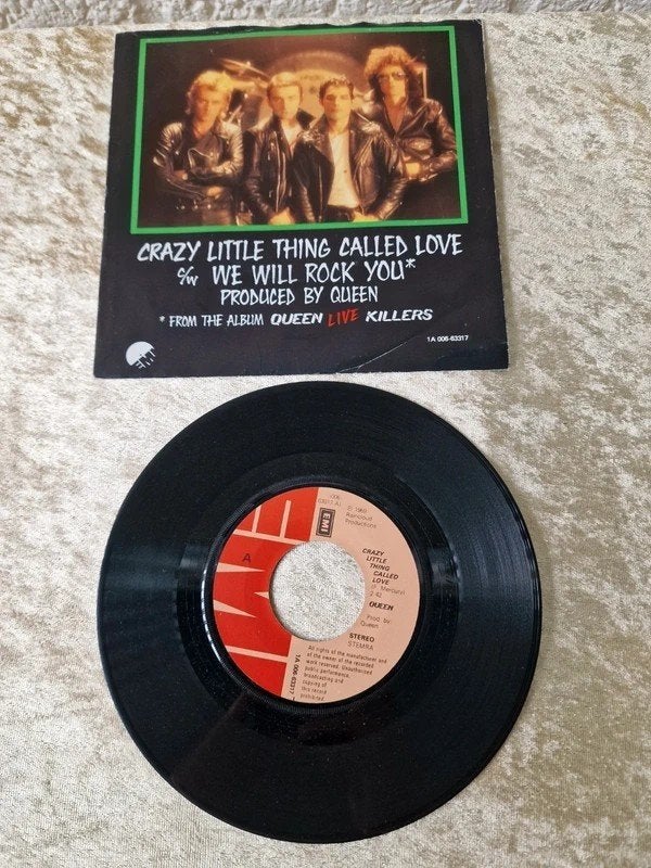 Queen Crazy Little Thing Called Love 7” Vinyl 1979 NL, Cd's en Dvd's, Ophalen of Verzenden, Gebruikt, Pop