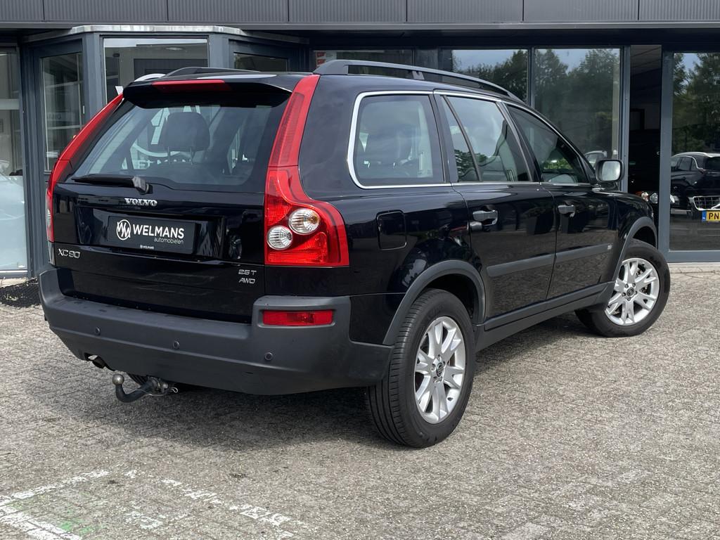 Volvo XC90 2.5T AWD Geartronic Summum Youngtimer l 7p l 2e e, Auto's, Gebruikt, Zwart, 1991 kg, 7 stoelen