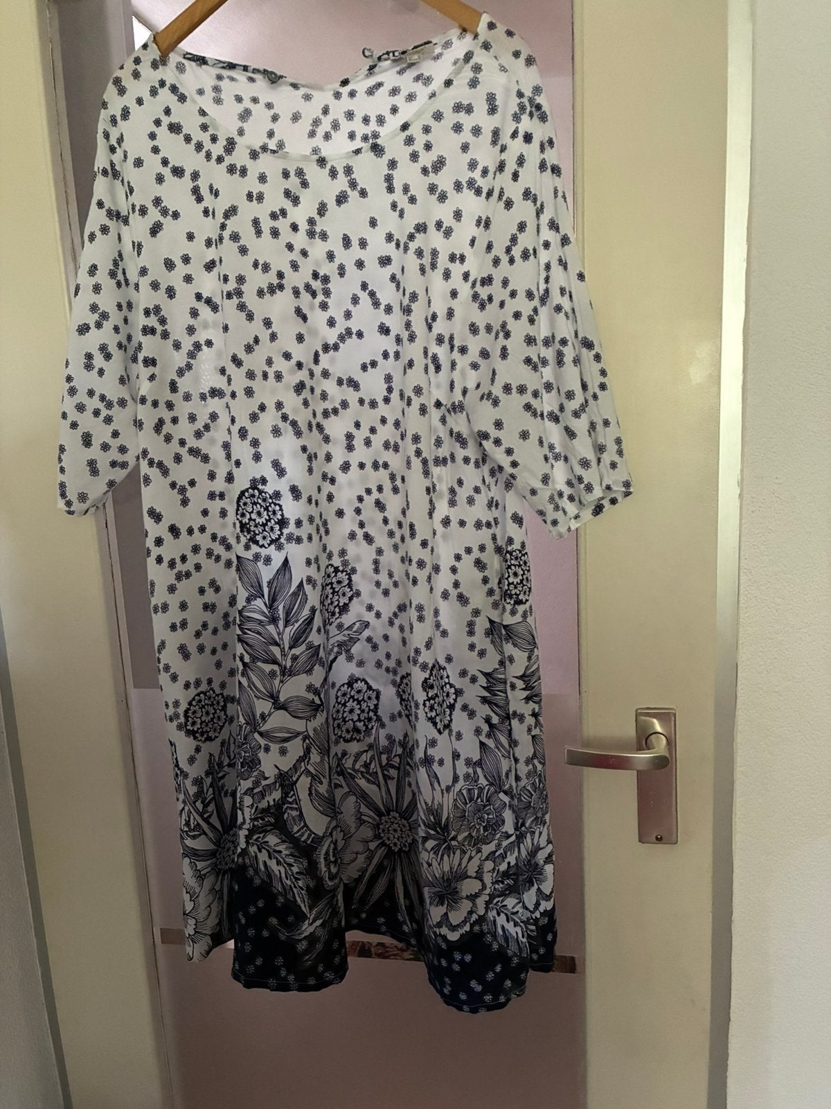 Orientique jurk maat 52, Kleding | Dames, Grote Maten, Ophalen of Verzenden, Gedragen, Blauw, Jurk