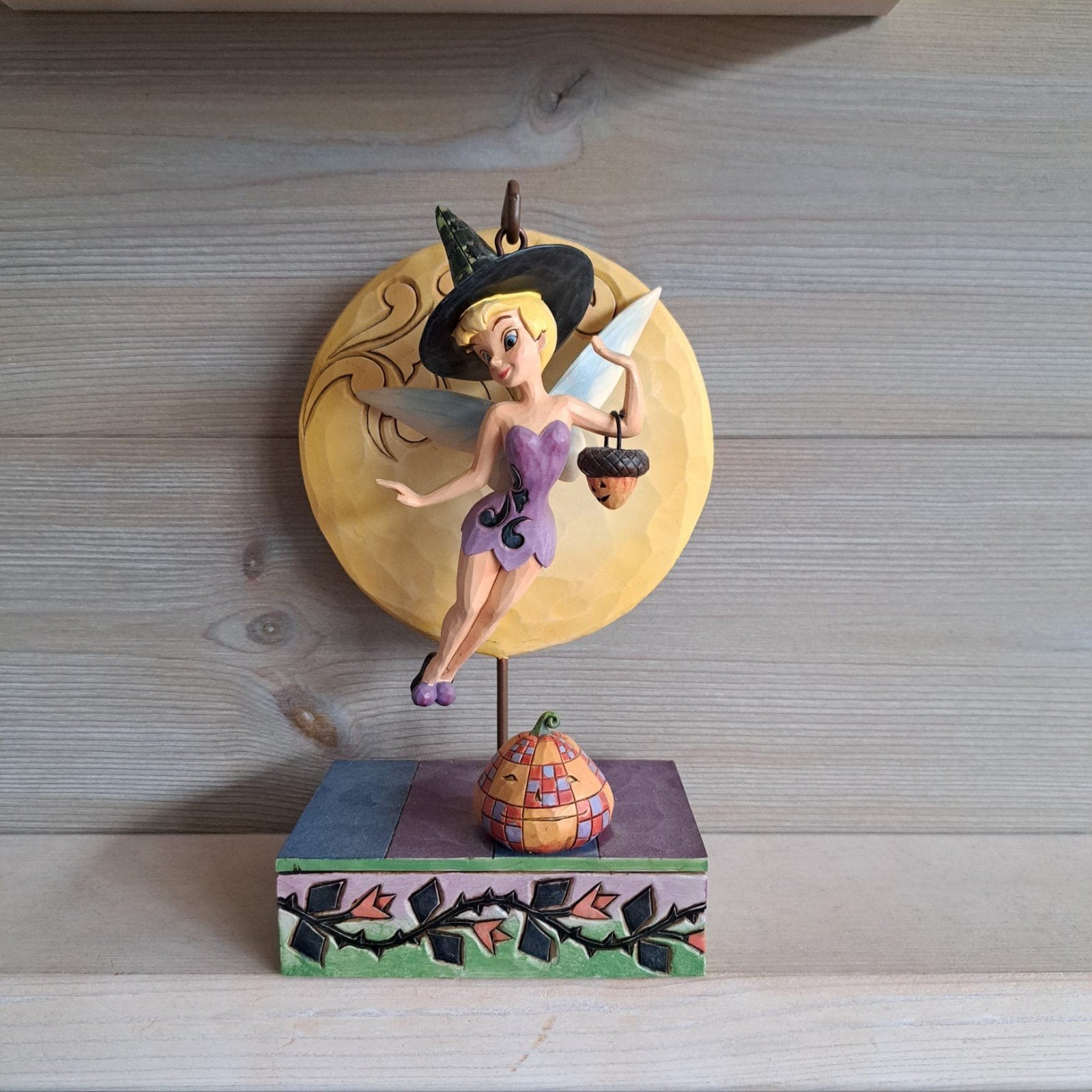 Disney Traditions Jim Shore Tinkerbel Halloween beeld, Ophalen of Verzenden, Zo goed als nieuw, Beeldje of Figuurtje