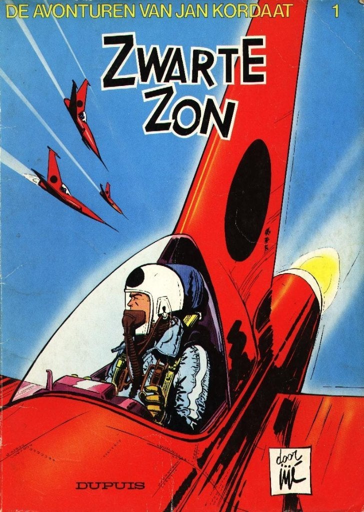 De avonturen van Jan Kordaat dl 1 - Zwarte Zon - Jijé, Boeken, Gelezen, Eén stripboek, Jijé (Joseph Gillian), Ophalen of Verzenden