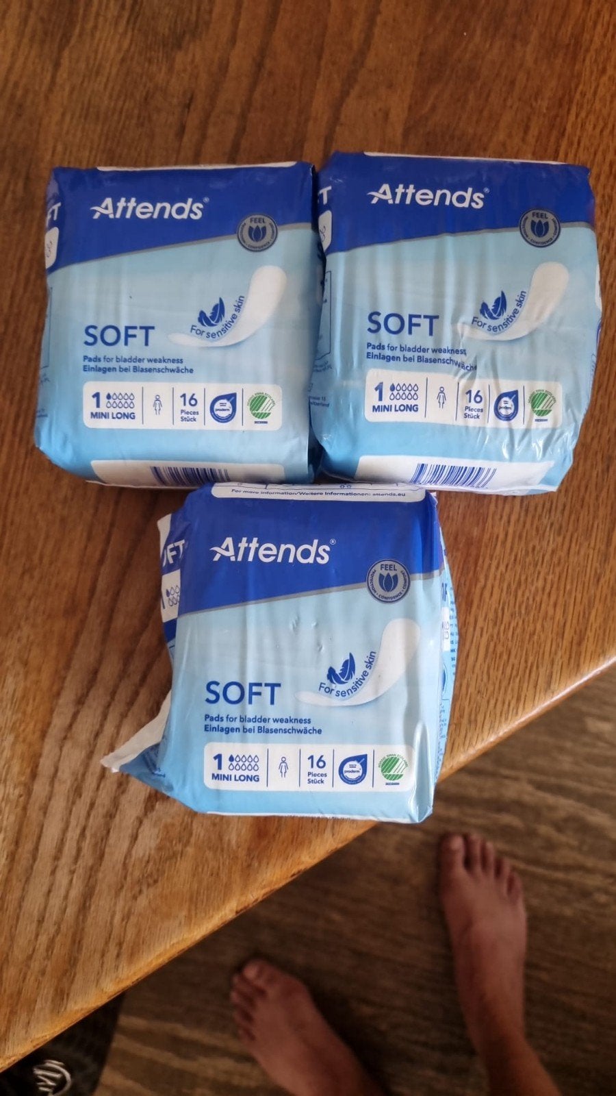 3 PAKKEN ATTENDS SOFT (NIEUW ), Ophalen, Nieuw