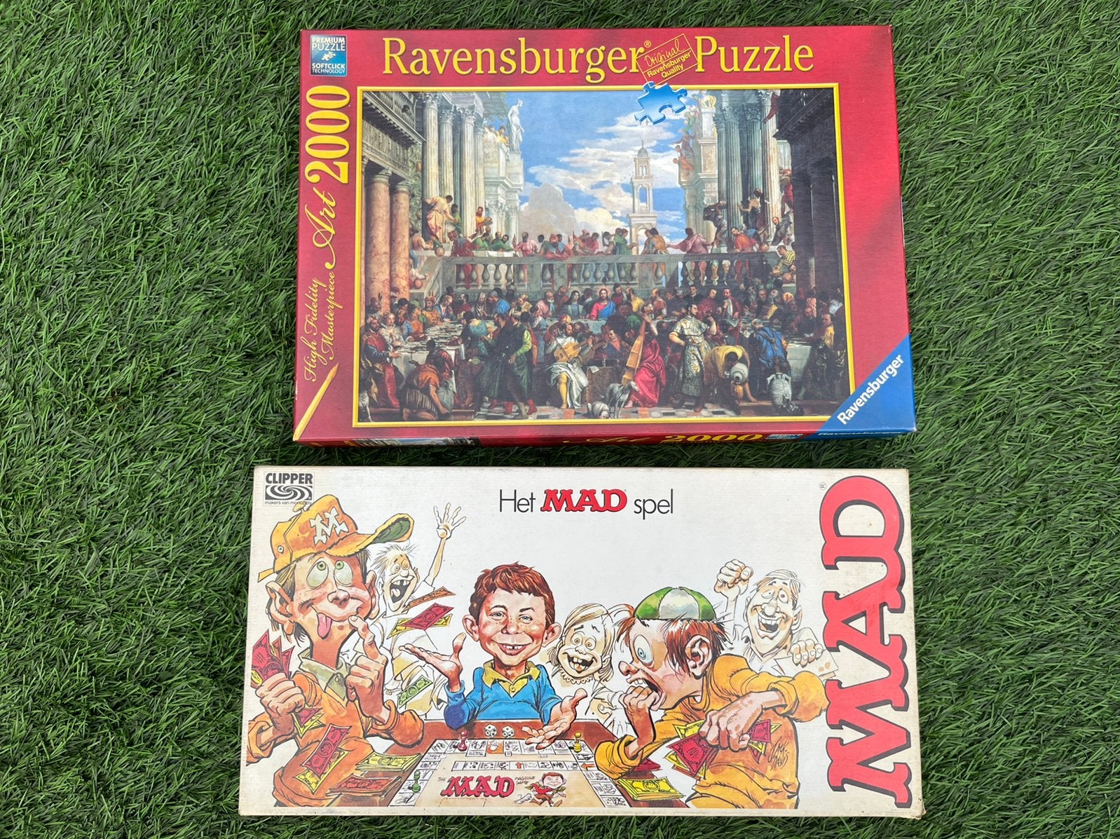 BORDSPEL EN PUZZEL TE KOOP —> MAG OOK PER STUK, Ophalen of Verzenden, Meer dan 50 stukjes, Zo goed als nieuw, 6 jaar of ouder
