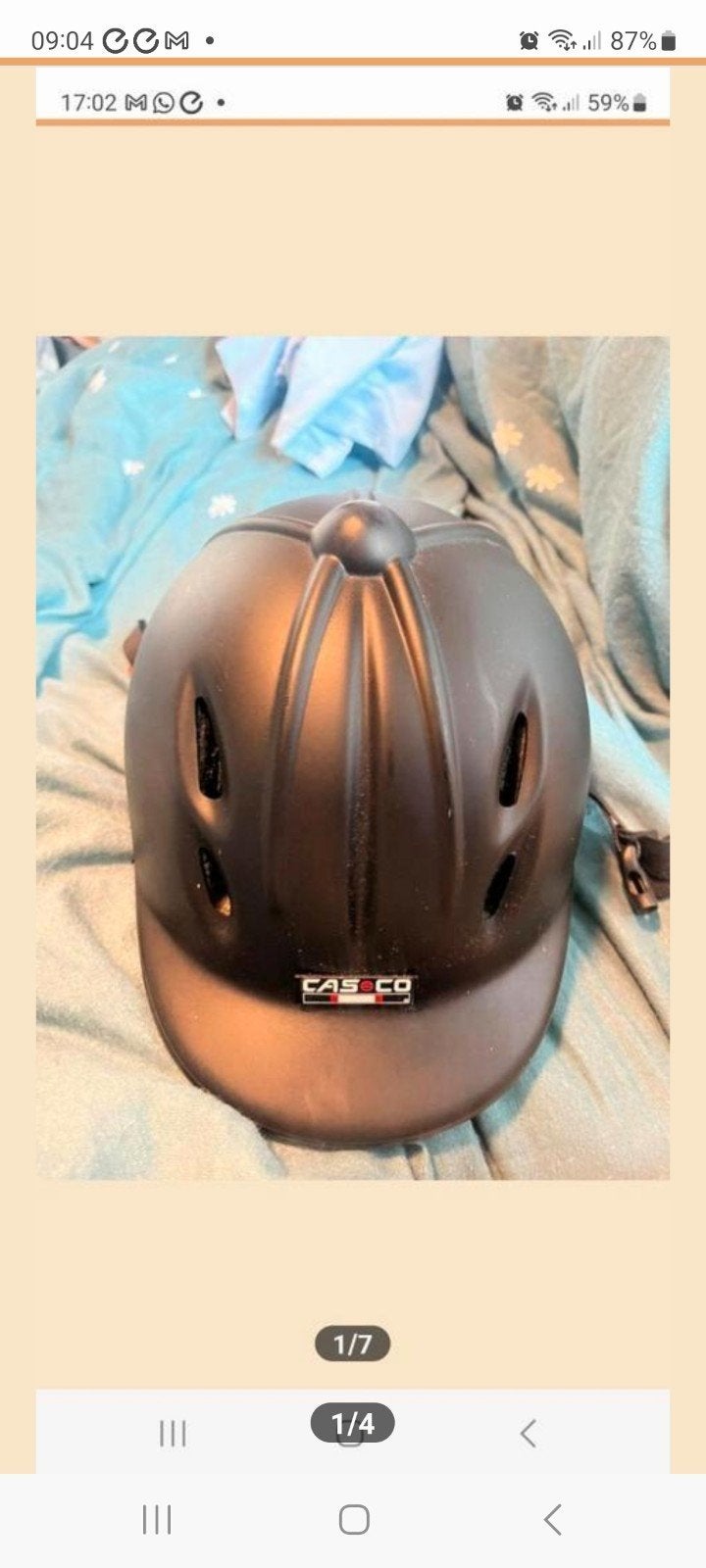 Mooie casco cap maat M (54-57cm).
zelden gebruikt., Ophalen of Verzenden