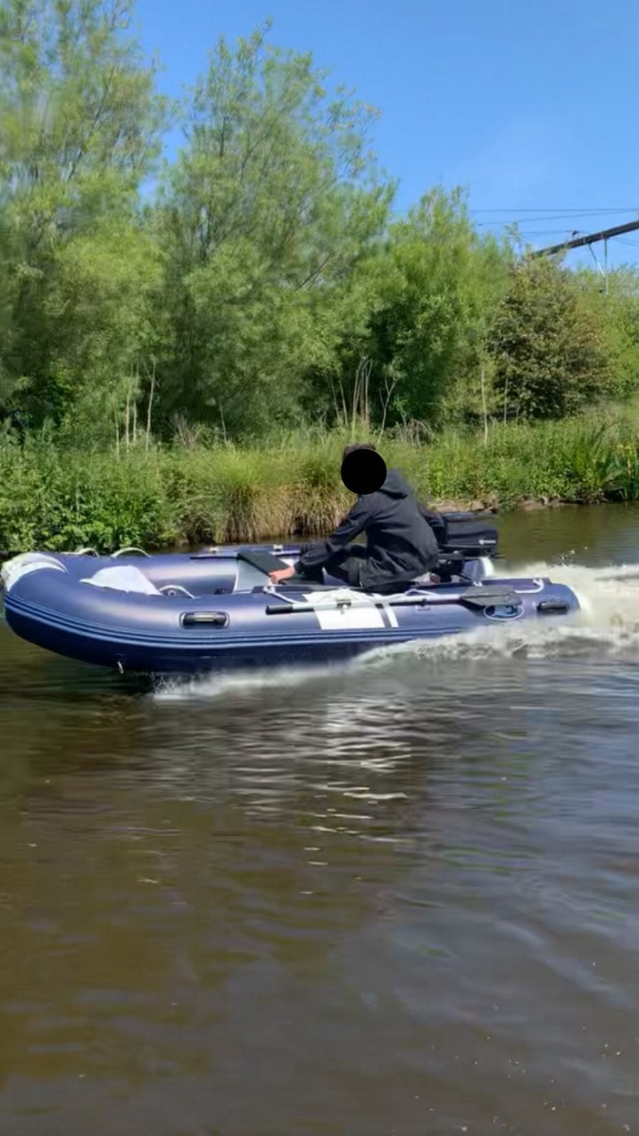 Hibo rubberboot 330 zonder lek!, Watersport en Boten, Bootonderdelen, Ophalen, Gebruikt, Motorboot