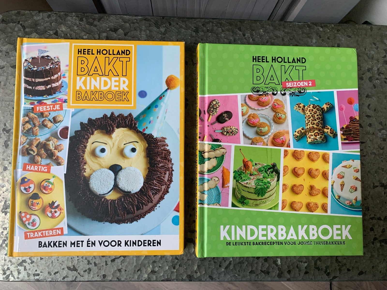 Heel Holland Bakt  2 Kinderbakboeken, Ophalen of Verzenden, Zo goed als nieuw, Nederland en België, Taart, Gebak en Desserts