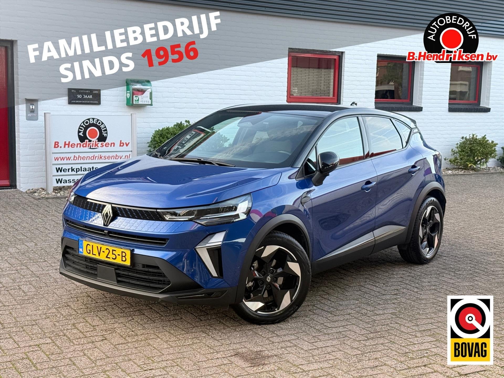 Renault Captur E-Tech full hybrid 145pk Aut Techno/ Nieuwe t, Auto's, Gebruikt, 4 cilinders, Blauw, Leder en Stof