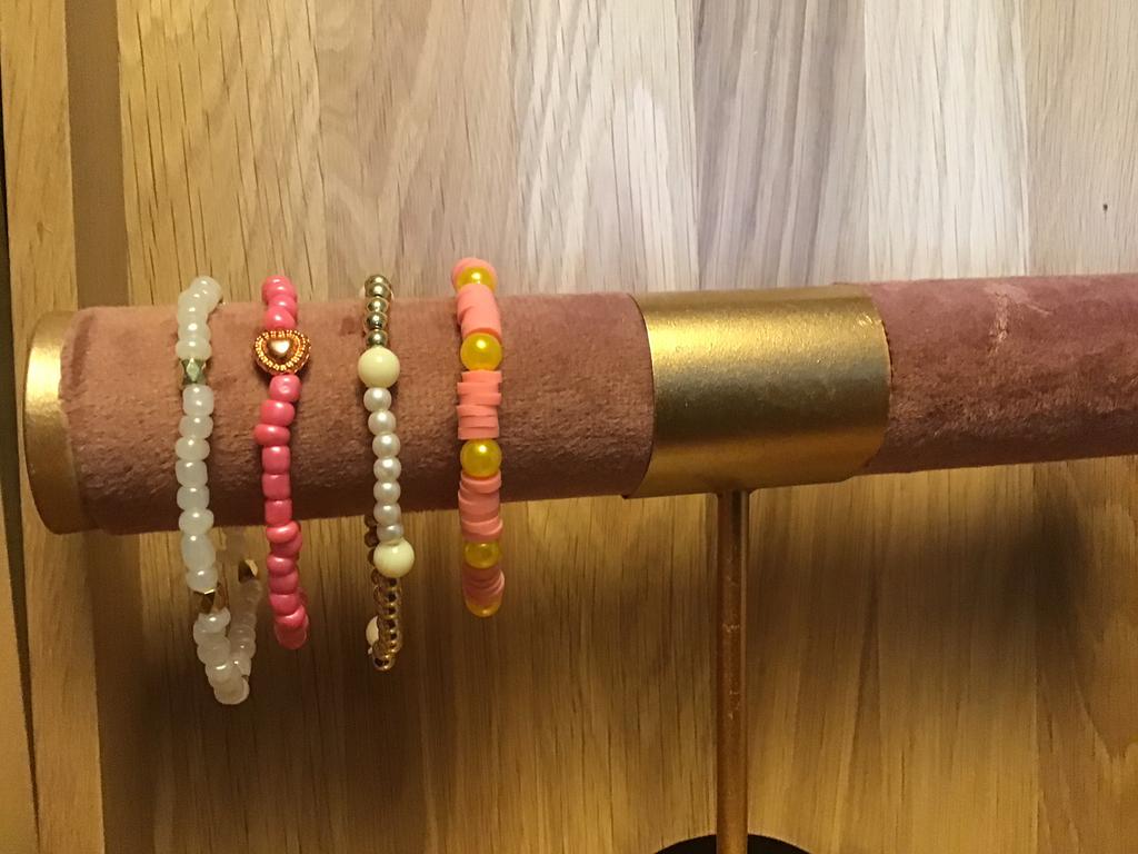 Kralen armband, Overige kleuren, Kunststof of Plastic, Nieuw, Ophalen of Verzenden