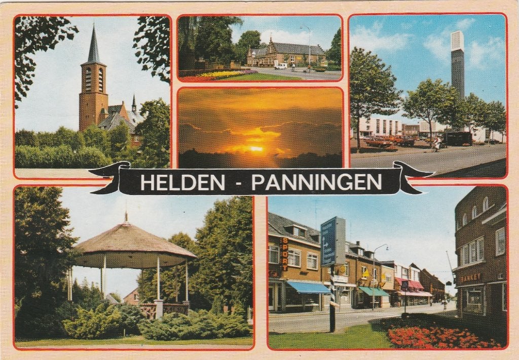 HELDEN PANNINGEN Kerk Kiosk Toren Winkels, Verzenden, 1980 tot heden, Gelopen, Limburg