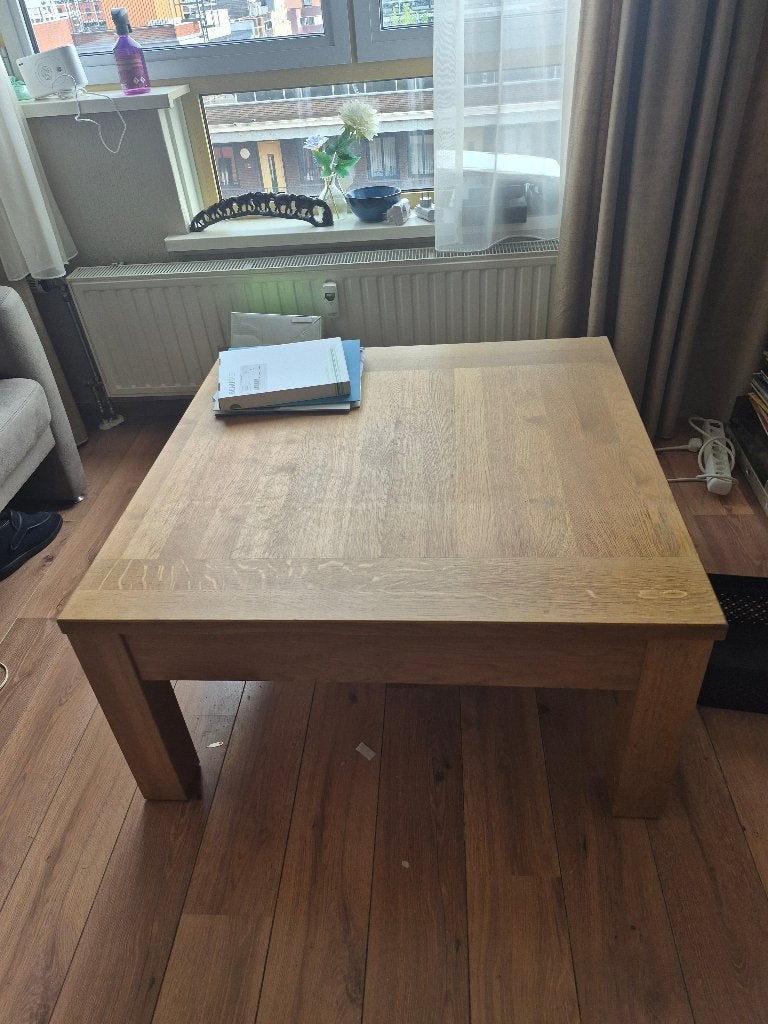 Salontafel, Huis en Inrichting, Ophalen of Verzenden, Vierkant, 100 tot 150 cm, 50 tot 100 cm