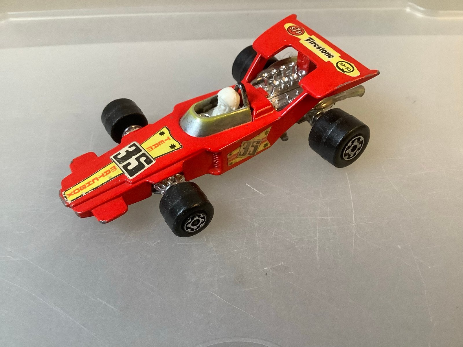 Matchbox Superfast Formule 1 raceauto nr. 35 (1971), Ophalen of Verzenden, Gebruikt, Overige typen