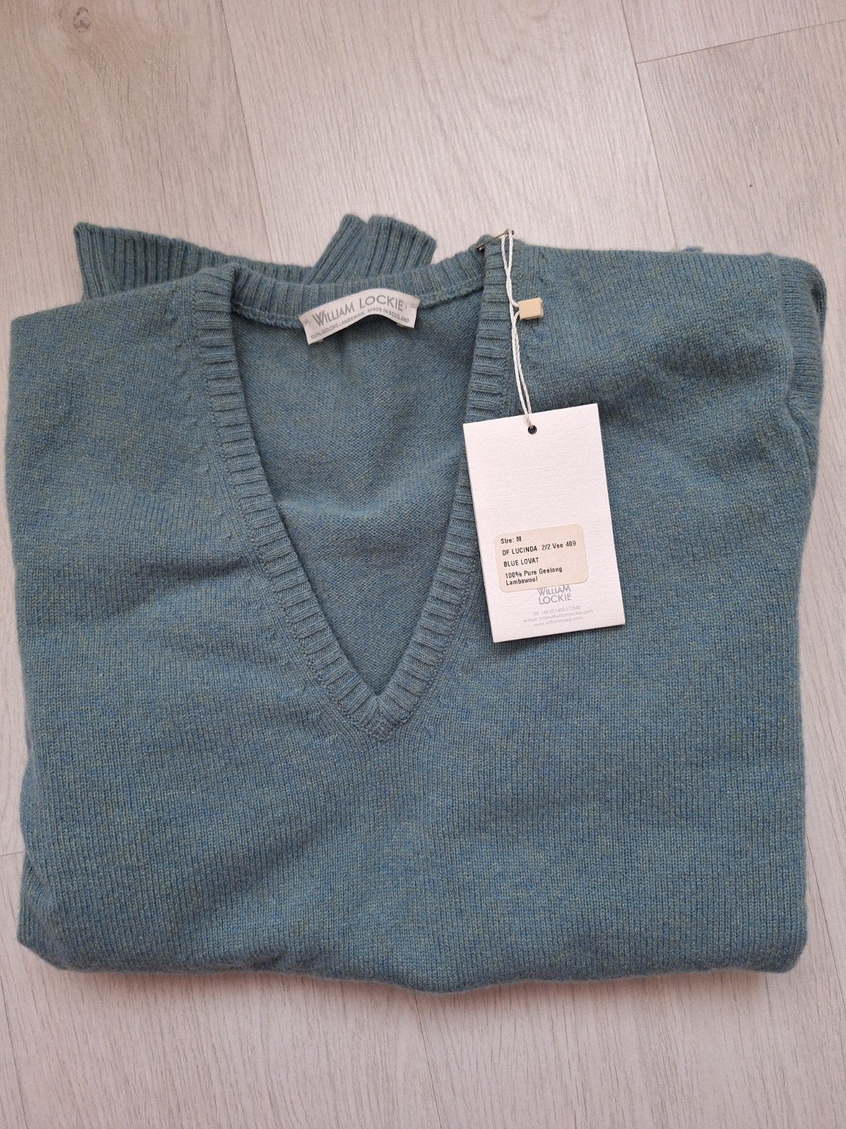 William Lockie dames wollen v hals trui maat M 38, Maat 38/40 (M), William Lockie, Nieuw, Verzenden