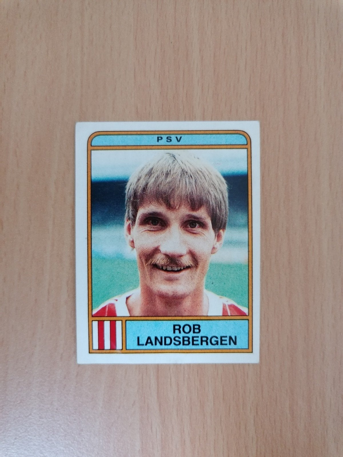 Panini Voetbal 84 #223 Rob Landsbergen., Ophalen of Verzenden, Zo goed als nieuw, Sticker