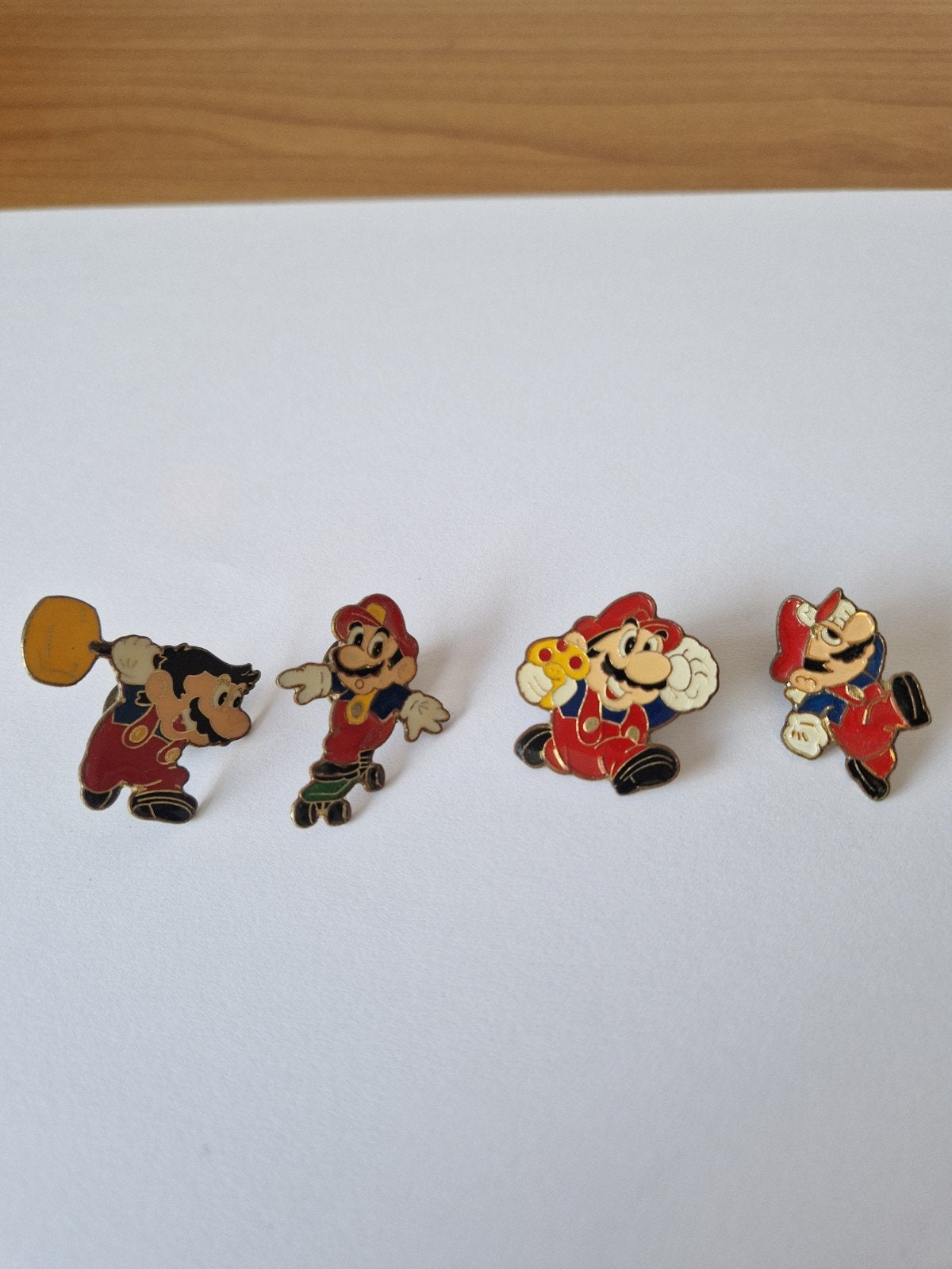 Set van 4 vintage Super Mario Bros. pins/speldjes, Ophalen of Verzenden
