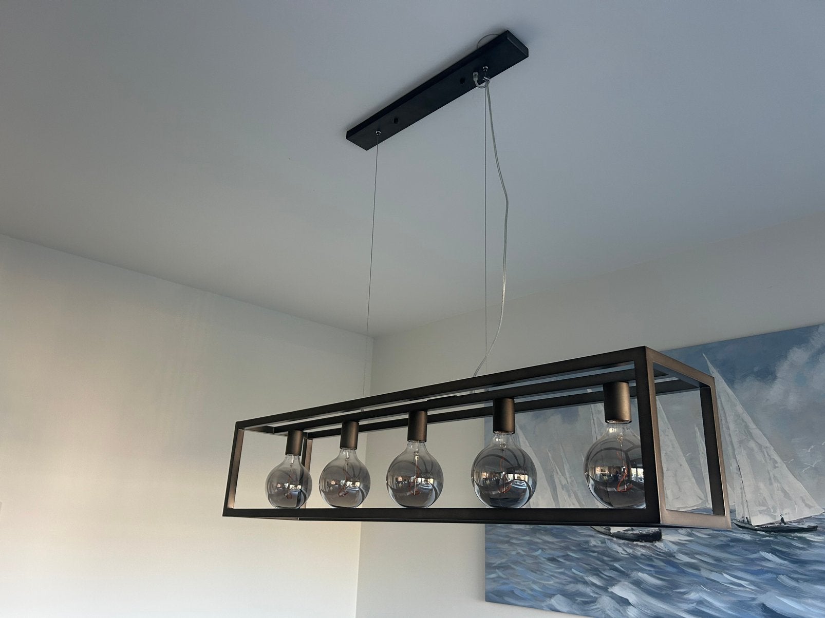 Eettafel lamp, Ophalen, Zo goed als nieuw