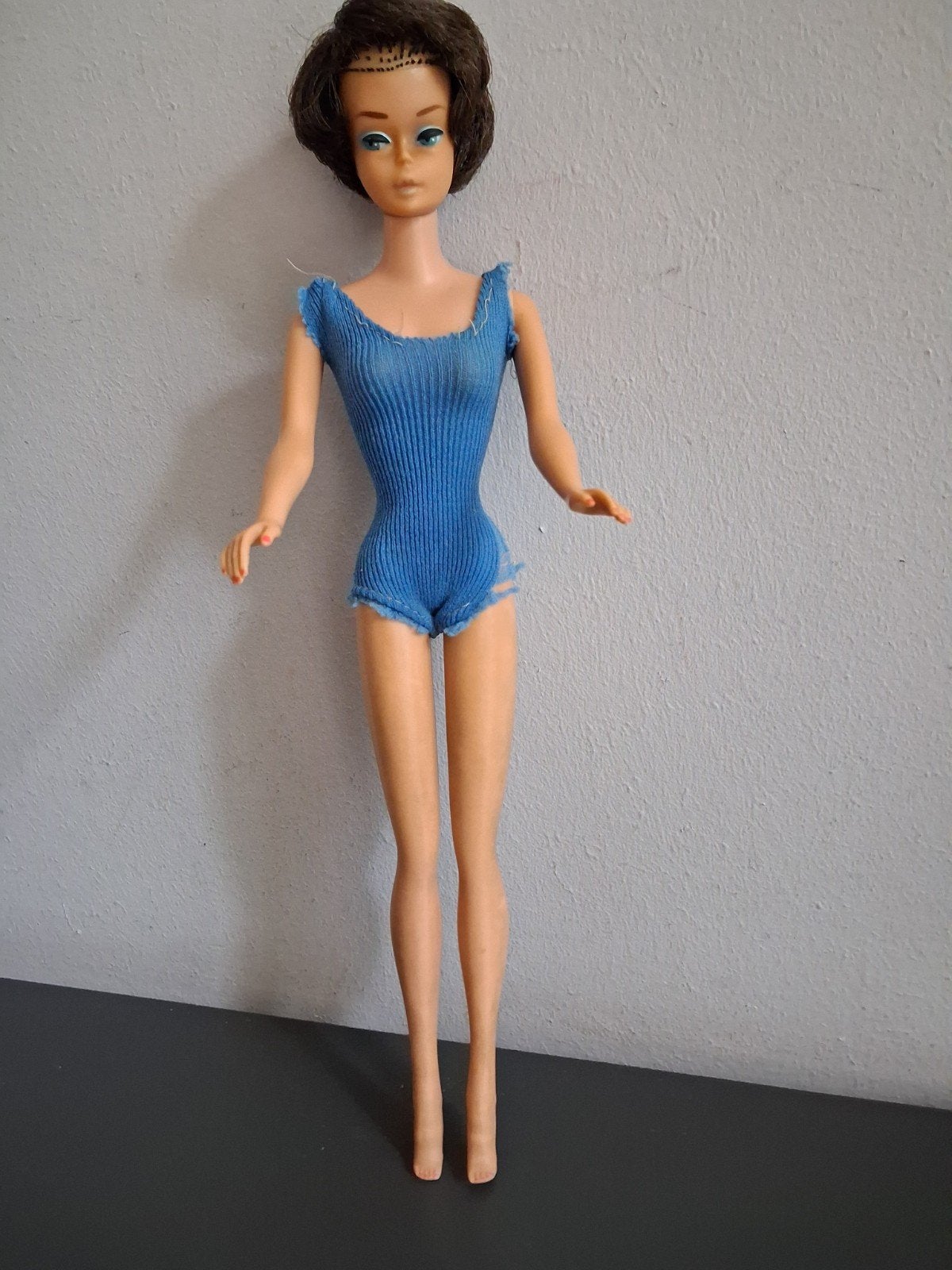 Mattel Inc. Japan vintage Bubble Cut Barbie brunette, Ophalen of Verzenden, Gebruikt, Barbie