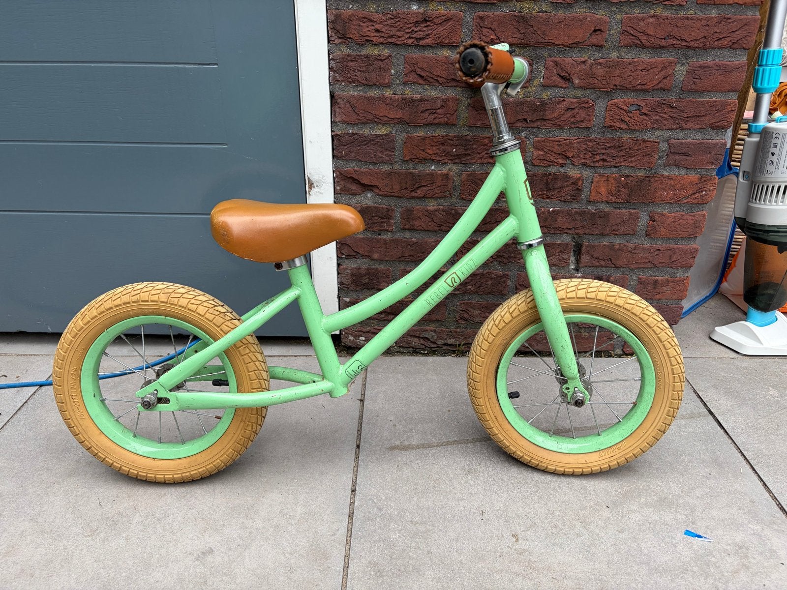 Rebel Kidz Loopfiets - Groen, Ophalen, Gebruikt, Loopfiets