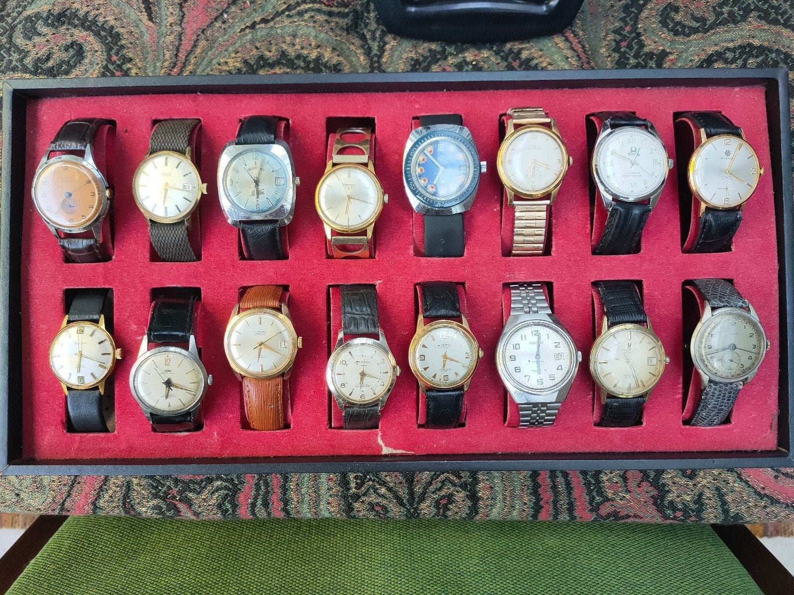Collectie vintage horloges, Overige merken, Overige materialen, Met bandje, Polshorloge