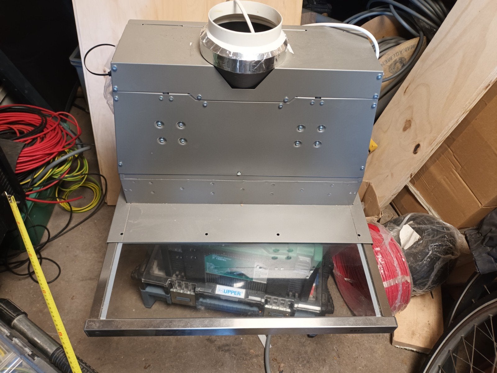 Novy Inbouw Afzuigkap - Compact en Krachtig, Witgoed en Apparatuur, Ophalen, Zo goed als nieuw, Inbouw, Vlakschermkap