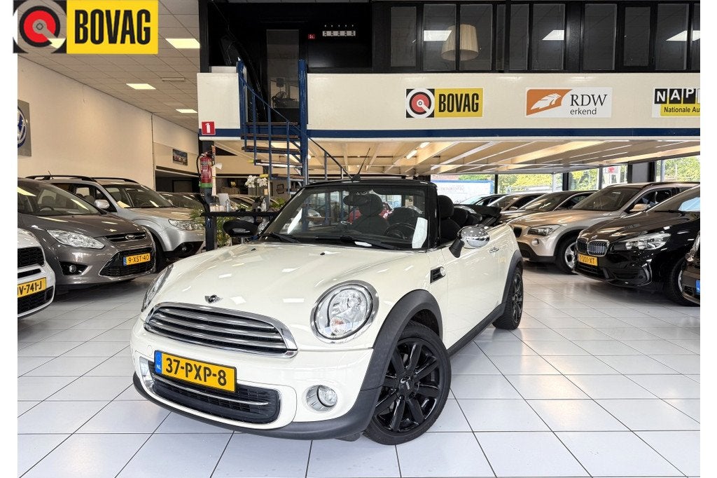 MINI Cabrio 1.6 Cooper Chili Bovag Garanti Cabriolet, Auto's, Euro 5, Gebruikt, 4 cilinders, Cabriolet