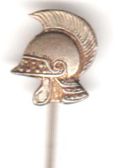 Romeinse helm zilver of zilverkl. speld. massief, Verzenden, Zo goed als nieuw