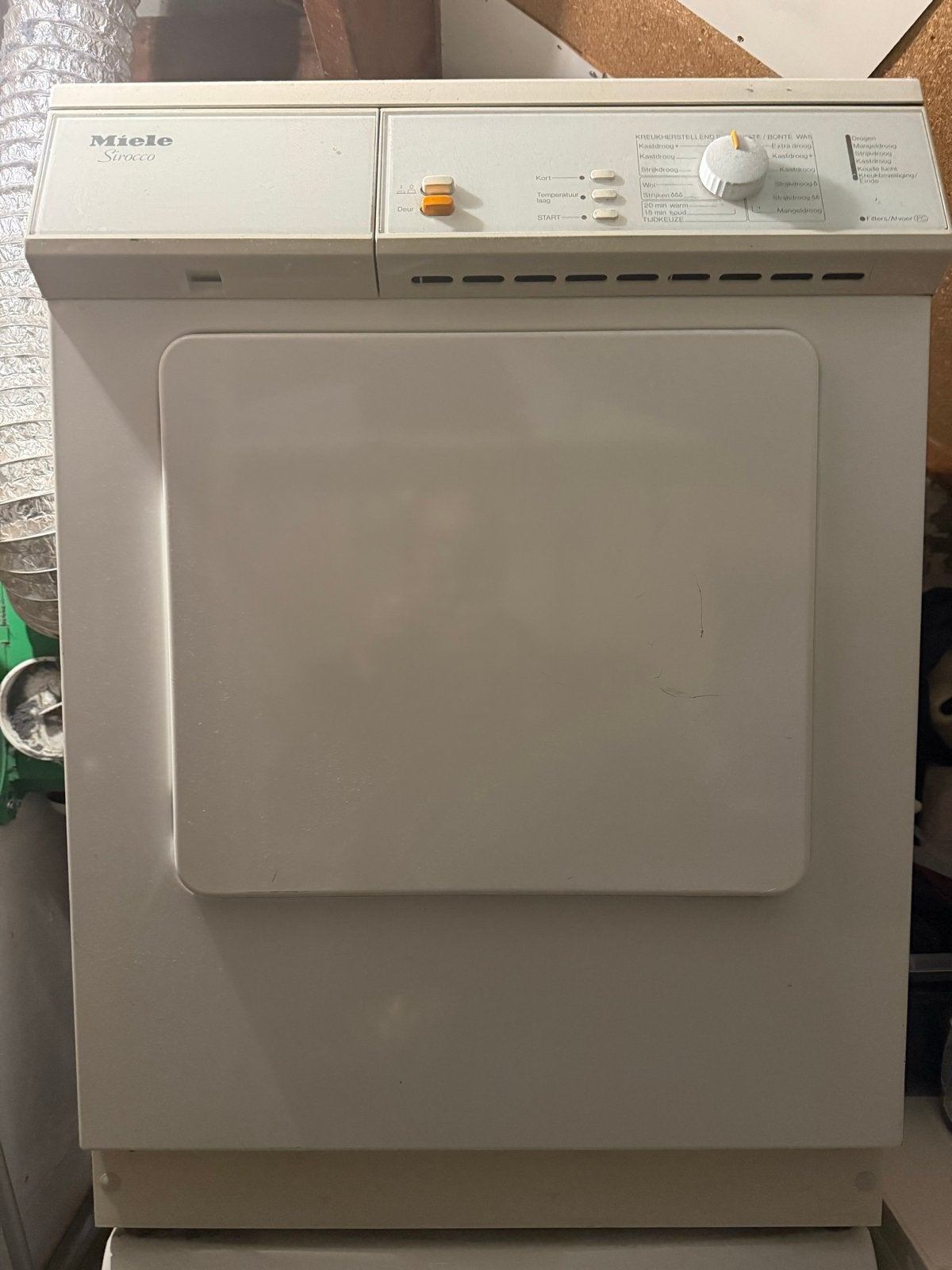 Miele wasdroger - Gebruikt maar functioneel, Witgoed en Apparatuur, Ophalen, 6 tot 8 kg, Gebruikt, Luchtafvoer