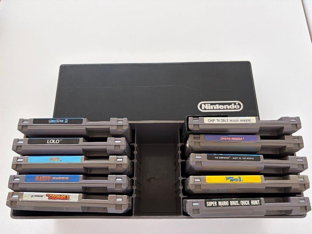 10 originele Nintendo NES PAL games + NIN10CASE opbergbox, Avontuur en Actie, Gebruikt, 1 speler, Ophalen of Verzenden