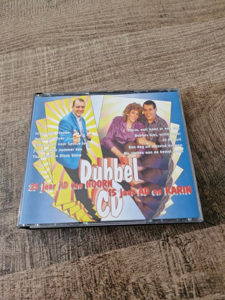 Dubbel CD 25 jaar Ad van Hoorn en 15 jaar Ad en Karin, Ophalen of Verzenden, Zo goed als nieuw