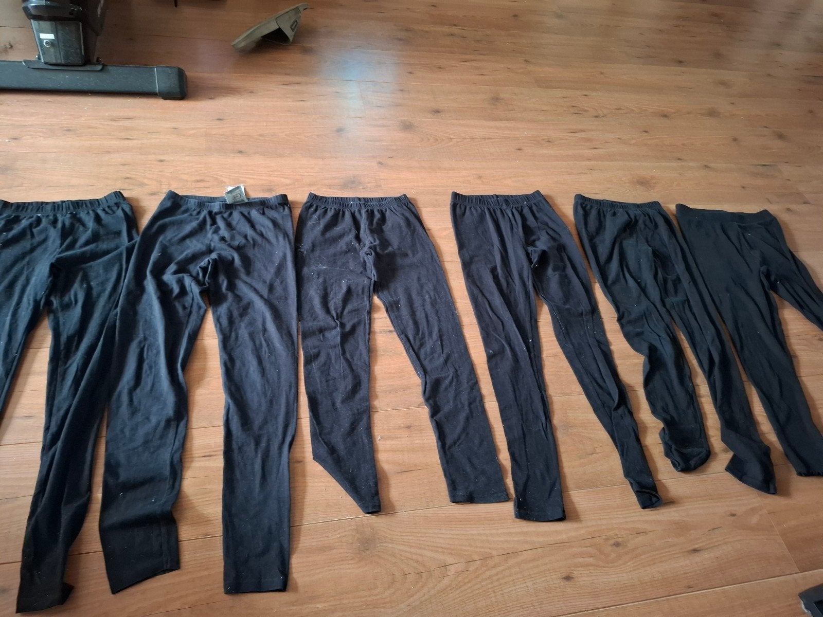 6x zwarte legging maat 146/152, Kleding | Dames, Leggings, Maillots en Panty's, Ophalen of Verzenden, Gedragen, Zwart, Legging