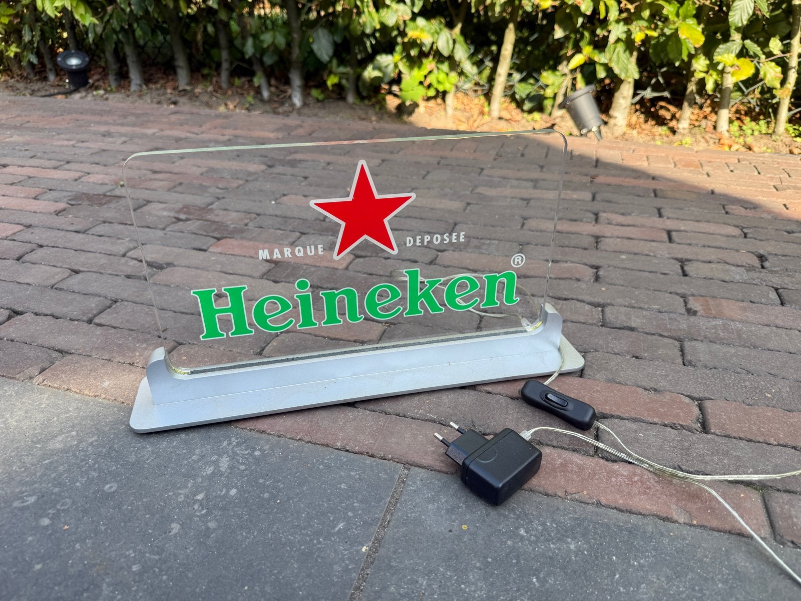 Heineken Lichtbak Reclamebord - Uniek Verzamelobject, Ophalen, Gebruikt, Lichtbak of (neon) lamp