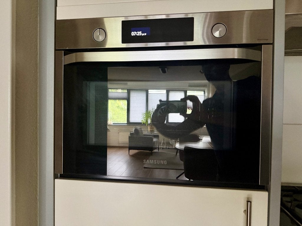 Samsung combi oven met magnetron, Witgoed en Apparatuur, Ophalen, 50 tot 55 cm, Campingoven, Zo goed als nieuw