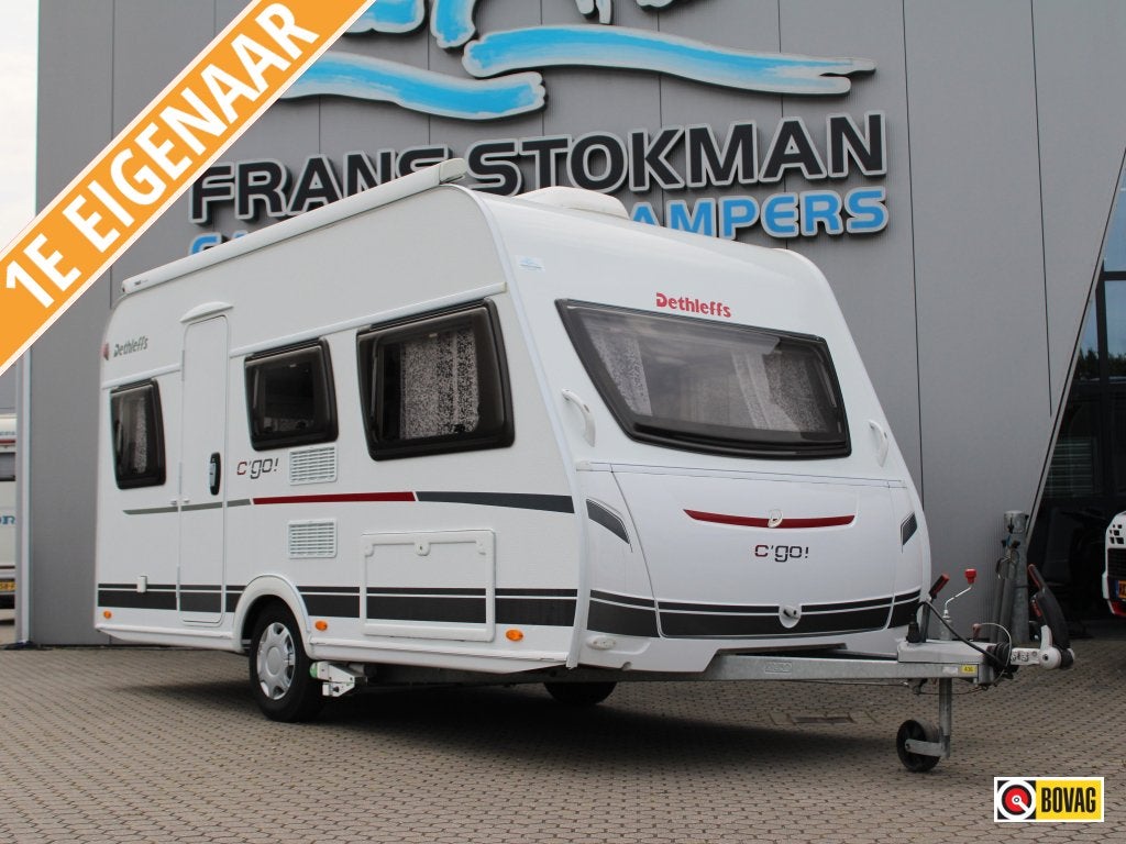 Dethleffs C'Go 415 QL Luifel Mover Dakairco Fietsenrek Hor, Bedrijf, Treinzit, Schokbreker, Tot en met 4