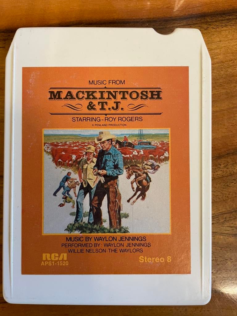 8 Track Mackintosh & T.J.  zeldzaam in nederland, Cd's en Dvd's, Cassettebandjes, Ophalen, Zo goed als nieuw, 1 bandje