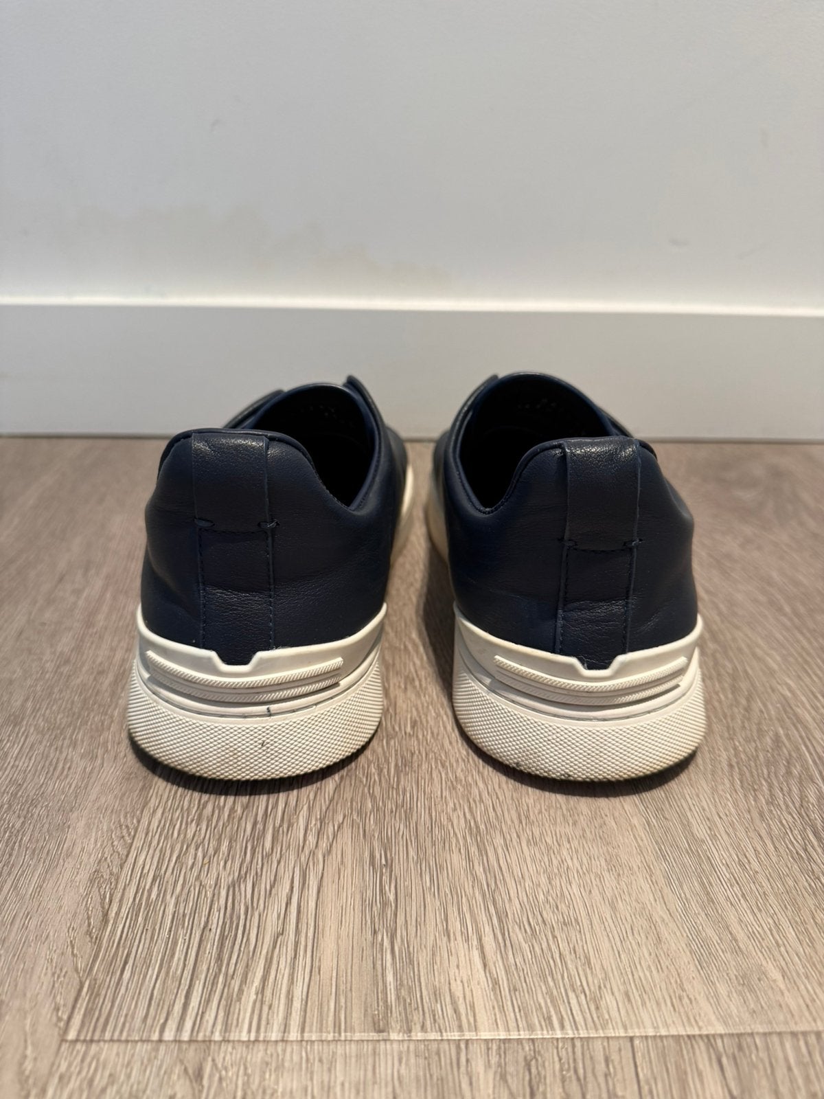 Zegna heren schoenen maat 43, Verzenden, Zo goed als nieuw, Blauw